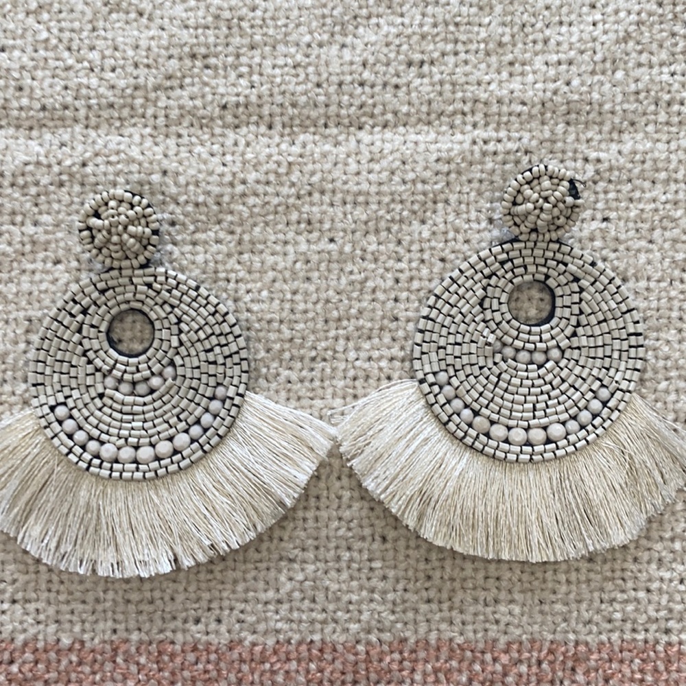 Beaded Earrings -Statement costume jewelry